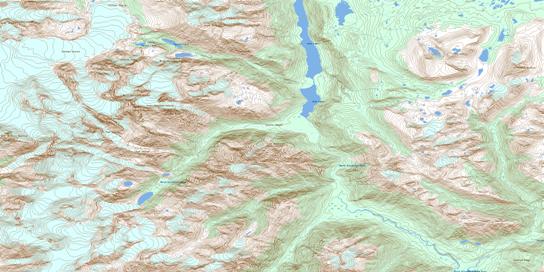 Knot Lakes Topographic map 092N13 at 1:50,000 Scale