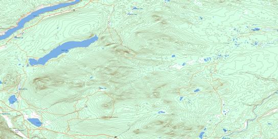 Eagle Lake Topographic map 092N16 at 1:50,000 Scale