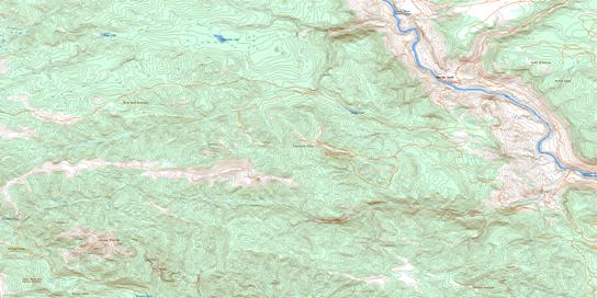 Big Bar Creek Topo Map 092O01 at 1:50,000 scale - National Topographic System of Canada (NTS) - Toporama map