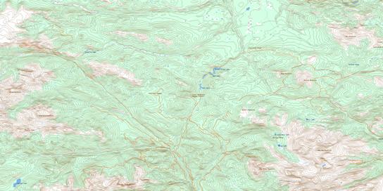 Noaxe Creek Topo Map 092O02 at 1:50,000 scale - National Topographic System of Canada (NTS) - Toporama map