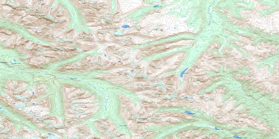 Warner Pass Topo Map 092O03 at 1:50,000 scale - National Topographic System of Canada (NTS) - Toporama map