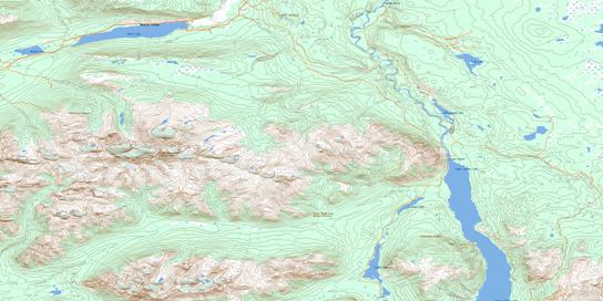 Mount Tatlow Topo Map 092O05 at 1:50,000 scale - National Topographic System of Canada (NTS) - Toporama map