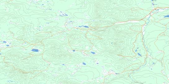Bambrick Creek Topo Map 092O11 at 1:50,000 scale - National Topographic System of Canada (NTS) - Toporama map