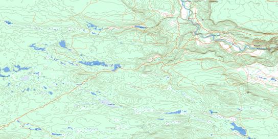 Hanceville Topographic map 092O14 at 1:50,000 Scale