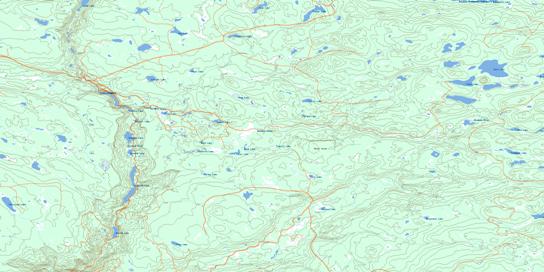 Criss Creek Topo Map 092P02 at 1:50,000 scale - National Topographic System of Canada (NTS) - Toporama map