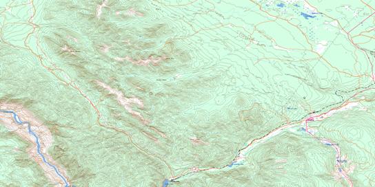 Clinton Topo Map 092P04 at 1:50,000 scale - National Topographic System of Canada (NTS) - Toporama map
