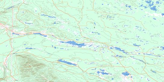 Jesmond Topographic map 092P05 at 1:50,000 Scale