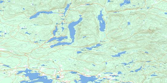 Deka Lake Topographic map 092P10 at 1:50,000 Scale
