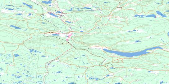 100 Mile House Topo Map 092P11 at 1:50,000 scale - National Topographic System of Canada (NTS) - Toporama map