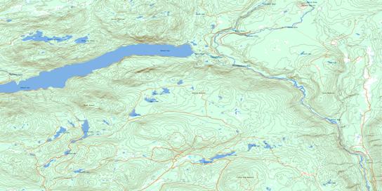 Mahood Lake Topo Map 092P16 at 1:50,000 scale - National Topographic System of Canada (NTS) - Toporama map