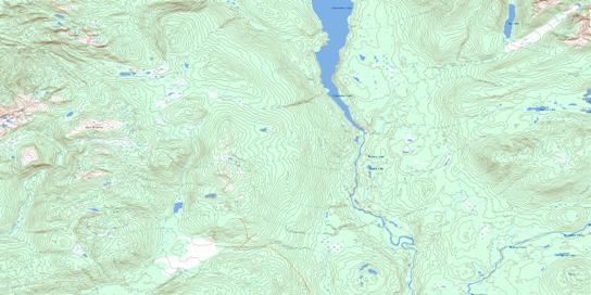 Clearwater Lake Topographic map 093A01 at 1:50,000 Scale
