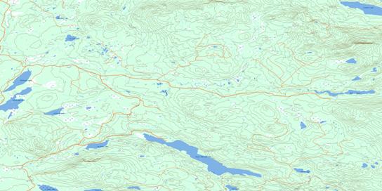 Eagle (Murphy) Lake Topographic map 093A03 at 1:50,000 Scale