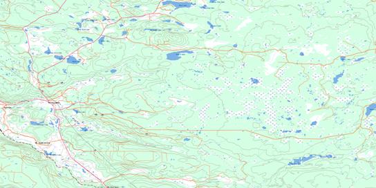 150 Mile House Topographic map 093A04 at 1:50,000 Scale