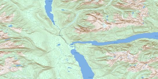 Azure Lake Topographic map 093A08 at 1:50,000 Scale