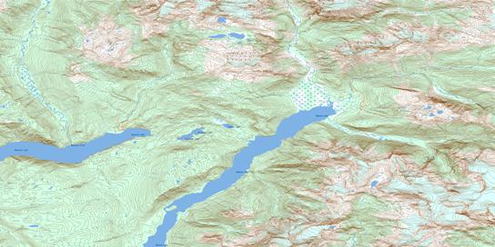 Hobson Lake Topographic map 093A09 at 1:50,000 Scale