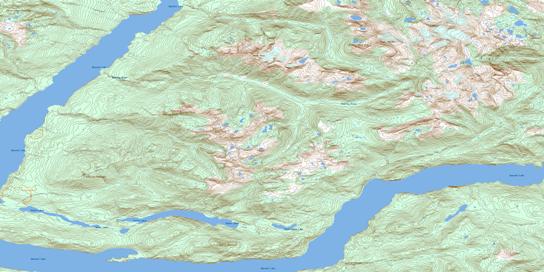 Quesnel Lake Topo Map 093A10 at 1:50,000 scale - National Topographic System of Canada (NTS) - Toporama map