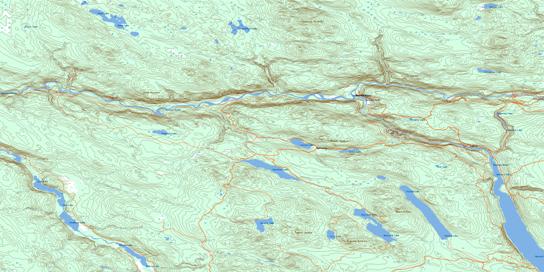 Hydraulic Topo Map 093A12 at 1:50,000 scale - National Topographic System of Canada (NTS) - Toporama map