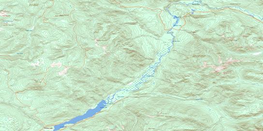 Cariboo Lake Topo Map 093A14 at 1:50,000 scale - National Topographic System of Canada (NTS) - Toporama map