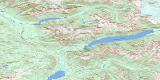 Mitchell Lake Topo Map 093A15 at 1:50,000 scale - National Topographic System of Canada (NTS) - Toporama map