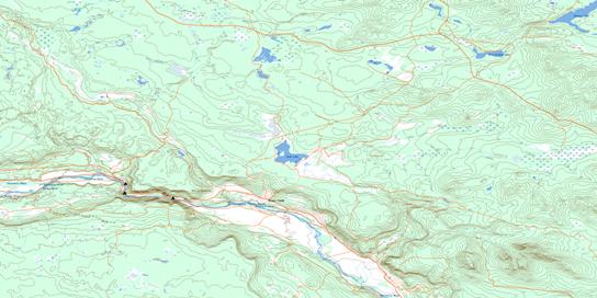 Alexis Creek Topo Map 093B03 at 1:50,000 scale - National Topographic System of Canada (NTS) - Toporama map