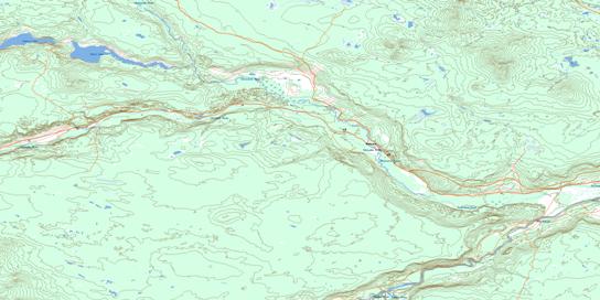 Redstone Topo Map 093B04 at 1:50,000 scale - National Topographic System of Canada (NTS) - Toporama map