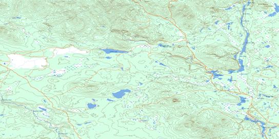 Loomis Lake Topo Map 093B05 at 1:50,000 scale - National Topographic System of Canada (NTS) - Toporama map