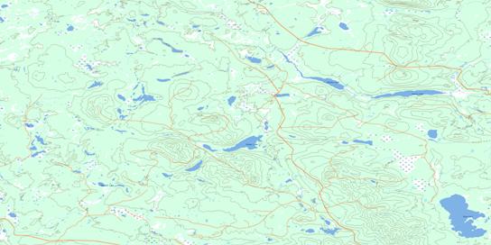 Stum Lake Topo Map 093B06 at 1:50,000 scale - National Topographic System of Canada (NTS) - Toporama map