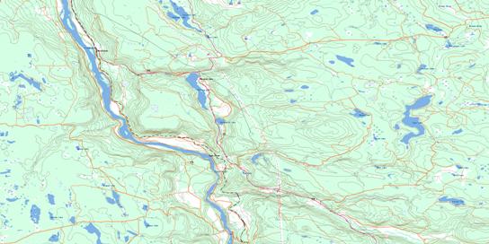 Soda Creek Topo Map 093B08 at 1:50,000 scale - National Topographic System of Canada (NTS) - Toporama map