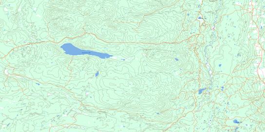 Narcosli Creek Topographic map 093B10 at 1:50,000 Scale