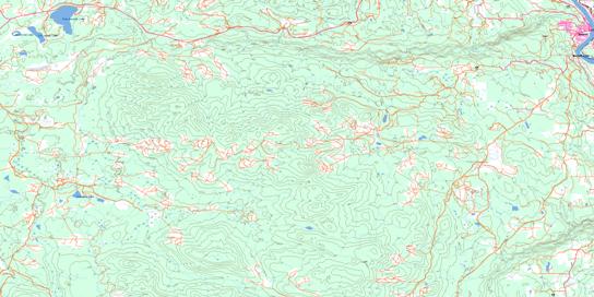 Baker Creek Topo Map 093B15 at 1:50,000 scale - National Topographic System of Canada (NTS) - Toporama map