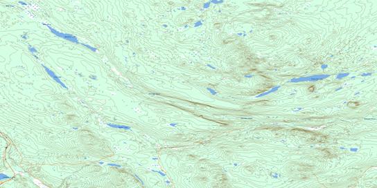 Chantslar Lake Topographic map 093C02 at 1:50,000 Scale