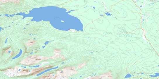 Charlotte Lake Topo Map 093C03 at 1:50,000 scale - National Topographic System of Canada (NTS) - Toporama map