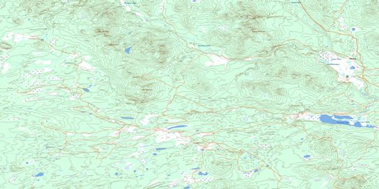 Chezacut Topo Map 093C08 at 1:50,000 scale - National Topographic System of Canada (NTS) - Toporama map