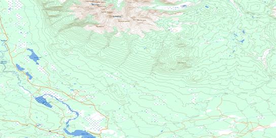 Christensen Creek Topographic map 093C11 at 1:50,000 Scale