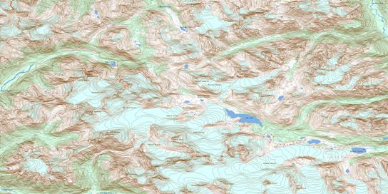Jacobsen Glacier Topo Map 093D01 at 1:50,000 scale - National Topographic System of Canada (NTS) - Toporama map