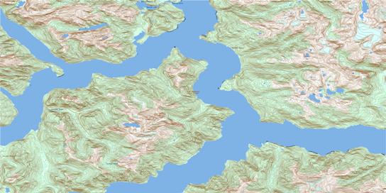 Labouchere Channel Topographic map 093D06 at 1:50,000 Scale