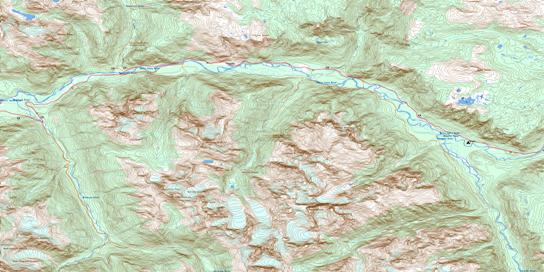 Stuie Topo Map 093D08 at 1:50,000 scale - National Topographic System of Canada (NTS) - Toporama map