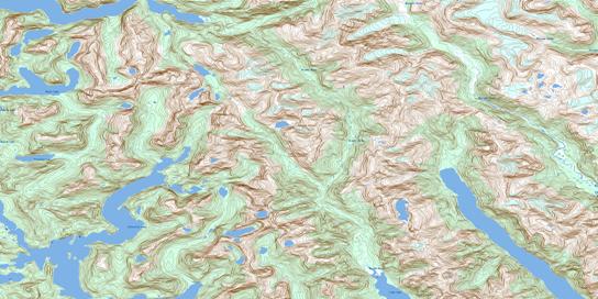 Ellerslie Lake Topo Map 093D12 at 1:50,000 scale - National Topographic System of Canada (NTS) - Toporama map