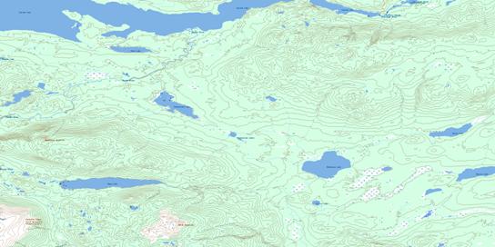 Oppy Lake Topographic map 093E01 at 1:50,000 Scale