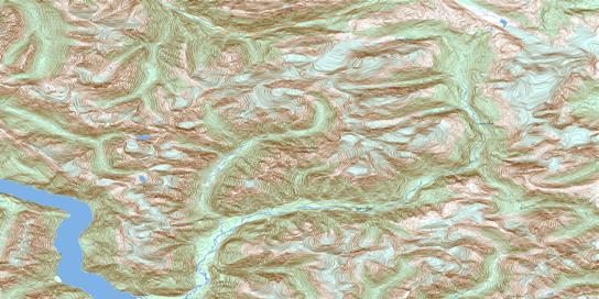 Tsaytis River Topo Map 093E05 at 1:50,000 scale - National Topographic System of Canada (NTS) - Toporama map