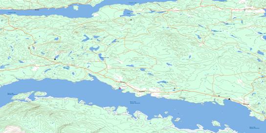 Wistaria Topo Map 093E16 at 1:50,000 scale - National Topographic System of Canada (NTS) - Toporama map