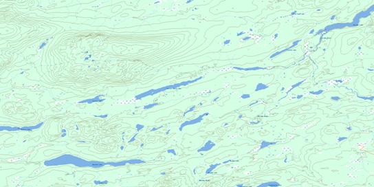 Qualcho Lake Topographic map 093F04 at 1:50,000 Scale