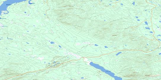 Chedakuz Creek Topographic map 093F07 at 1:50,000 Scale