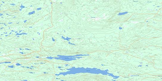 Tatuk Lake Topo Map 093F09 at 1:50,000 scale - National Topographic System of Canada (NTS) - Toporama map