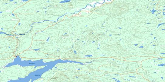 Big Bend Creek Topographic map 093F10 at 1:50,000 Scale