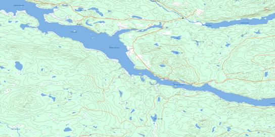 Marilla Topo Map 093F12 at 1:50,000 scale - National Topographic System of Canada (NTS) - Toporama map