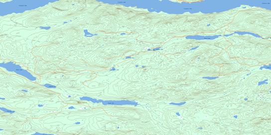 Knapp Lake Topo Map 093F14 at 1:50,000 scale - National Topographic System of Canada (NTS) - Toporama map