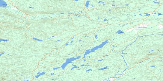 Hallett Lake Topo Map 093F15 at 1:50,000 scale - National Topographic System of Canada (NTS) - Toporama map