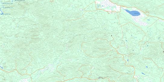 Pantage Lake Topographic map 093G03 at 1:50,000 Scale