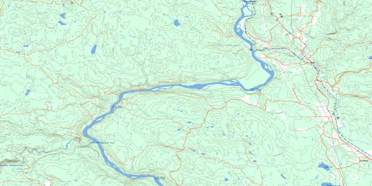 Hixon Topographic map 093G07 at 1:50,000 Scale